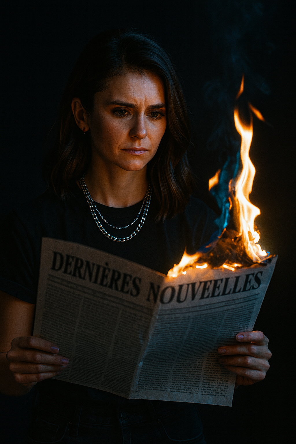 Chama Azul e Notícias Queimadas