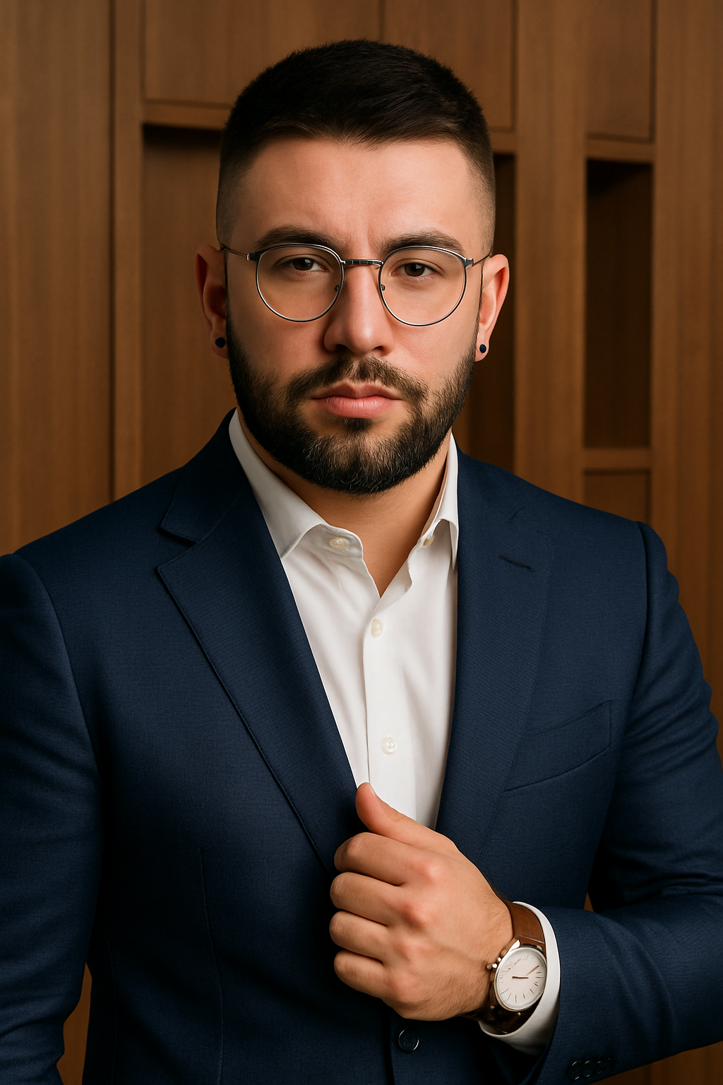 Retrato Confiante com Traje Formal