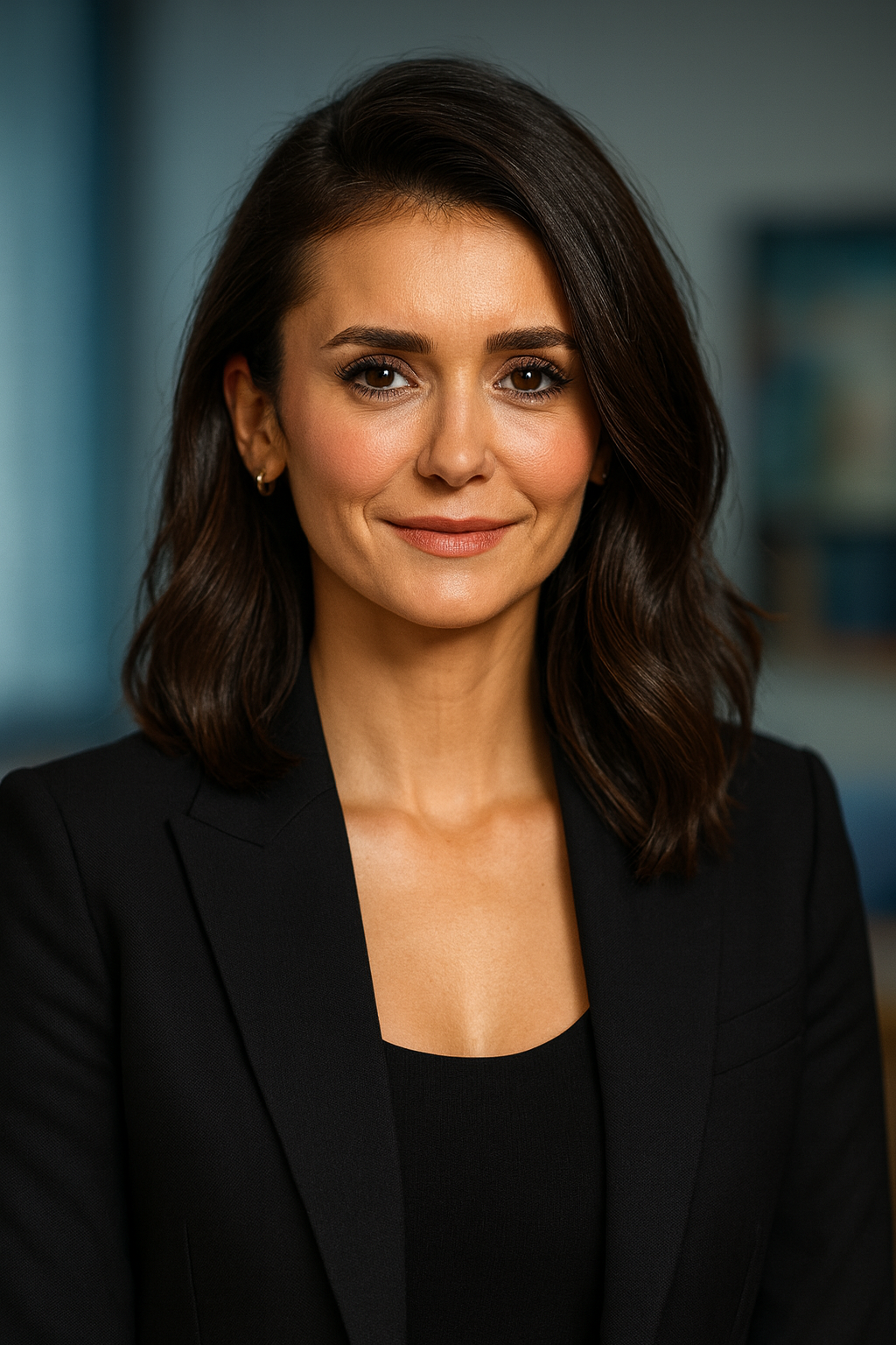 Retrato profissional em ambiente de escritório